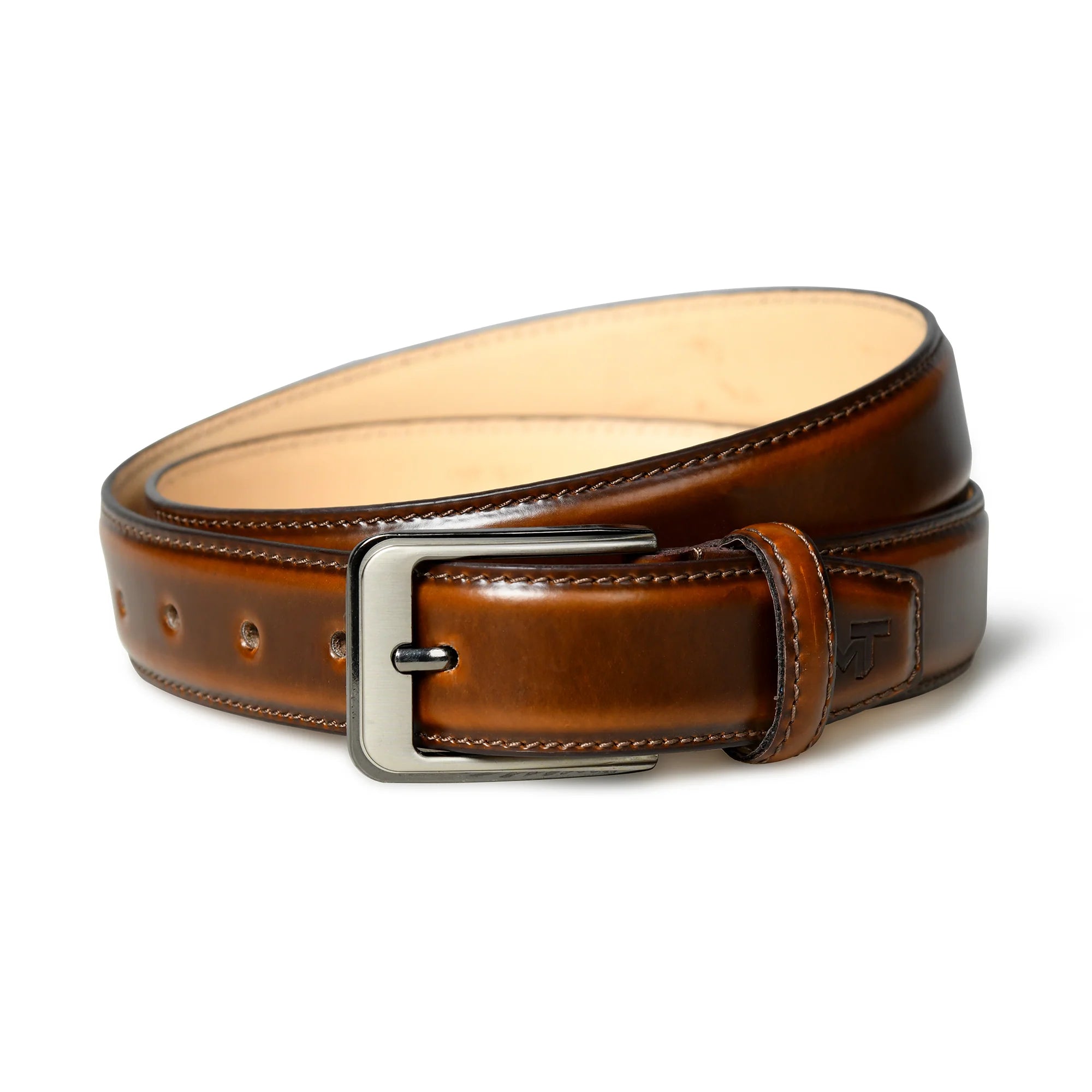 Leather light brown belt