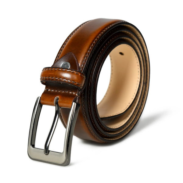 Leather light brown belt