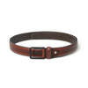 Leather casual belt