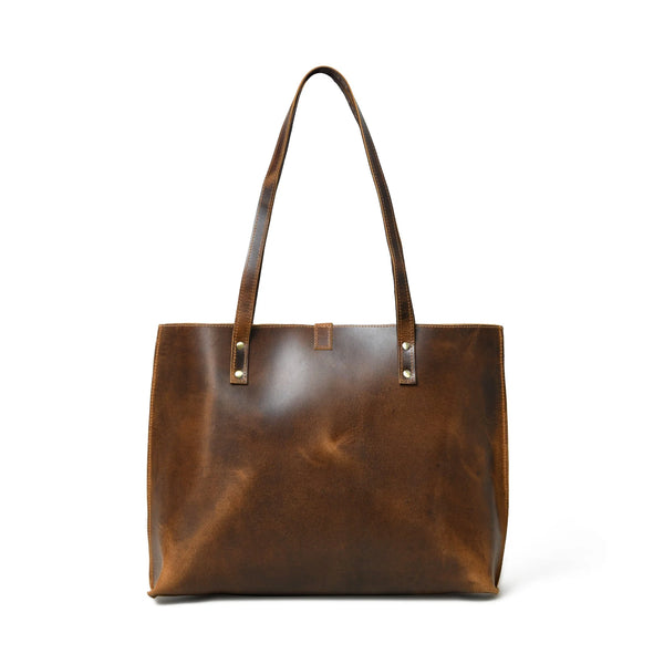 Brown classic handbag