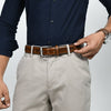 Leather light brown belt